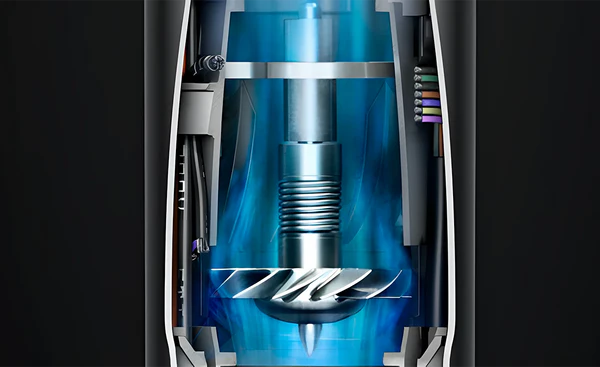 Motore Digitale Lyra V9 — turbina che gira a 110.000 giri/min